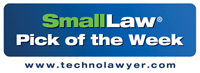 Smalllaw Pick of the Week